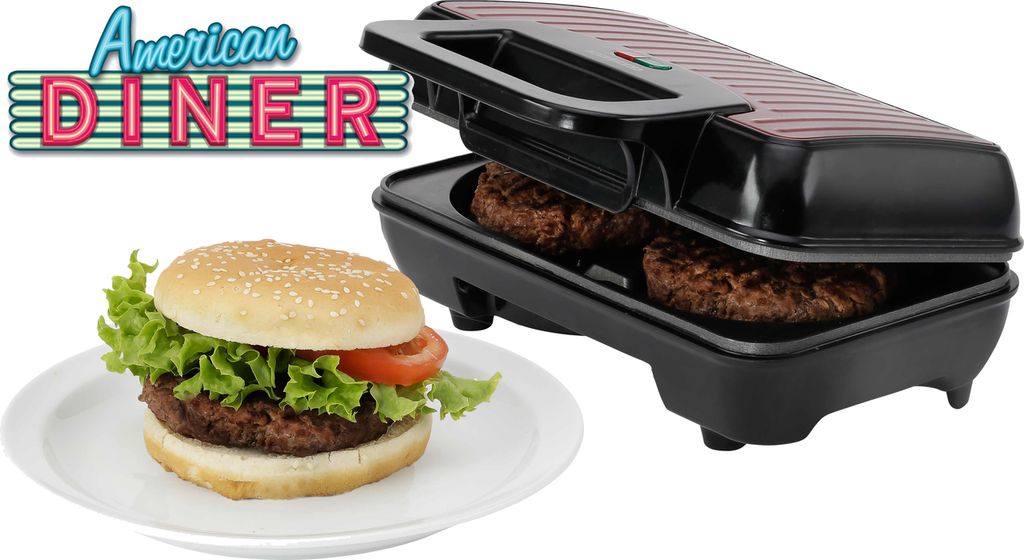 Küchenartikel & Haushaltsartikel Küchengeräte Sandwichmaker Syntrox Hamburger Maker XXL mit 