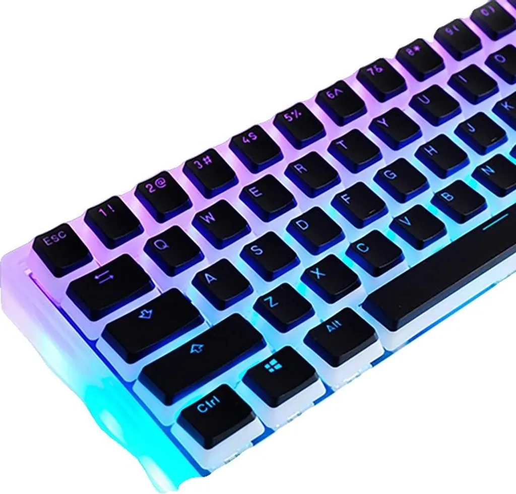 Touches de remplacement PBT noir pour clavier mécanique de jeu vidéo
