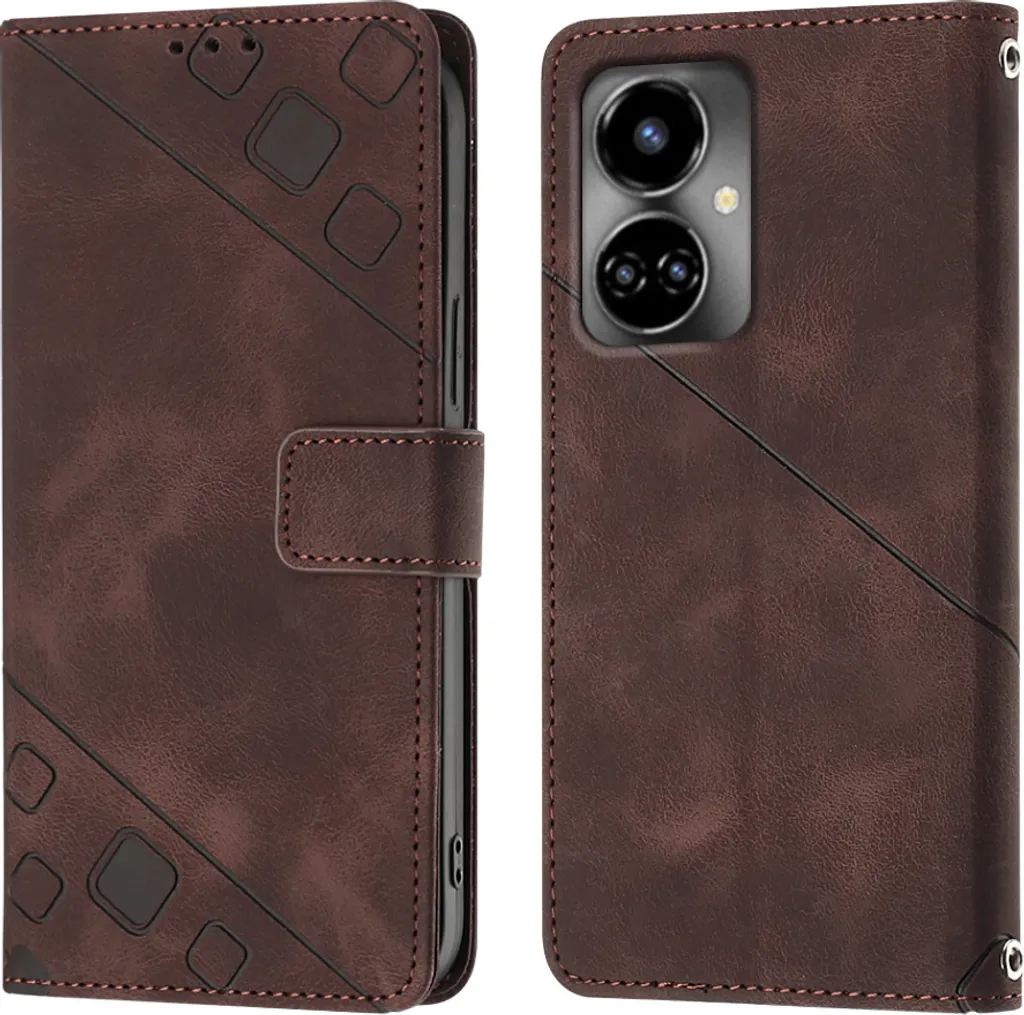 Custodia Tecno Camon 19 Marrone: Recensione della Flip Cover Stand