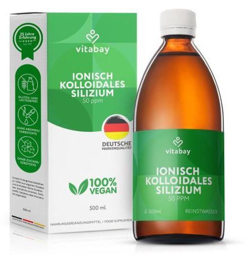 Koloidný kremík 50 ppm čistota 99,99 % 500 ml Obrázok produktu 