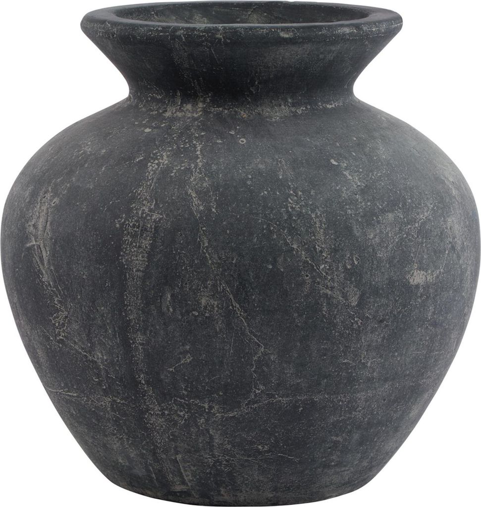 Hill Interiors - Vase "Amalfi" HI4926 (Einheitsgröße) (Grau)