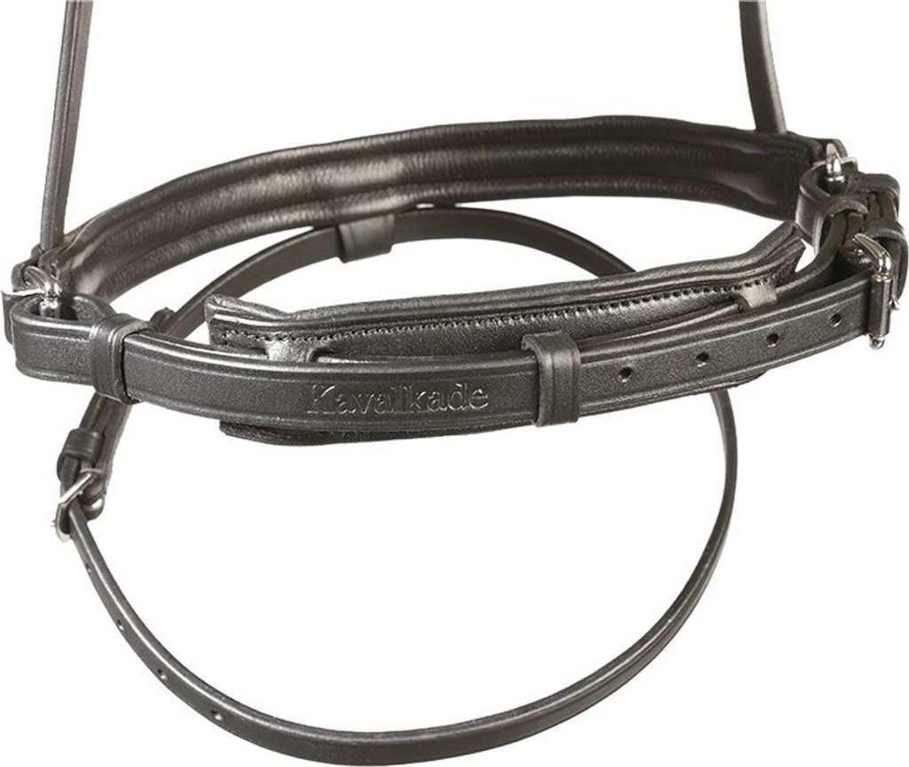 KAVALKADE Reithalfter schwedisch kombiniert Ecoline braun, Warmblut