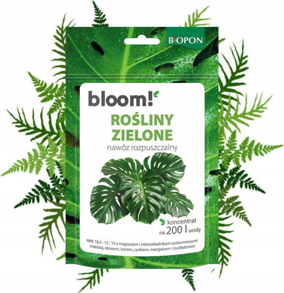 Concime solubile per piante verdi 200 g Facilmente Immagine del prodotto 