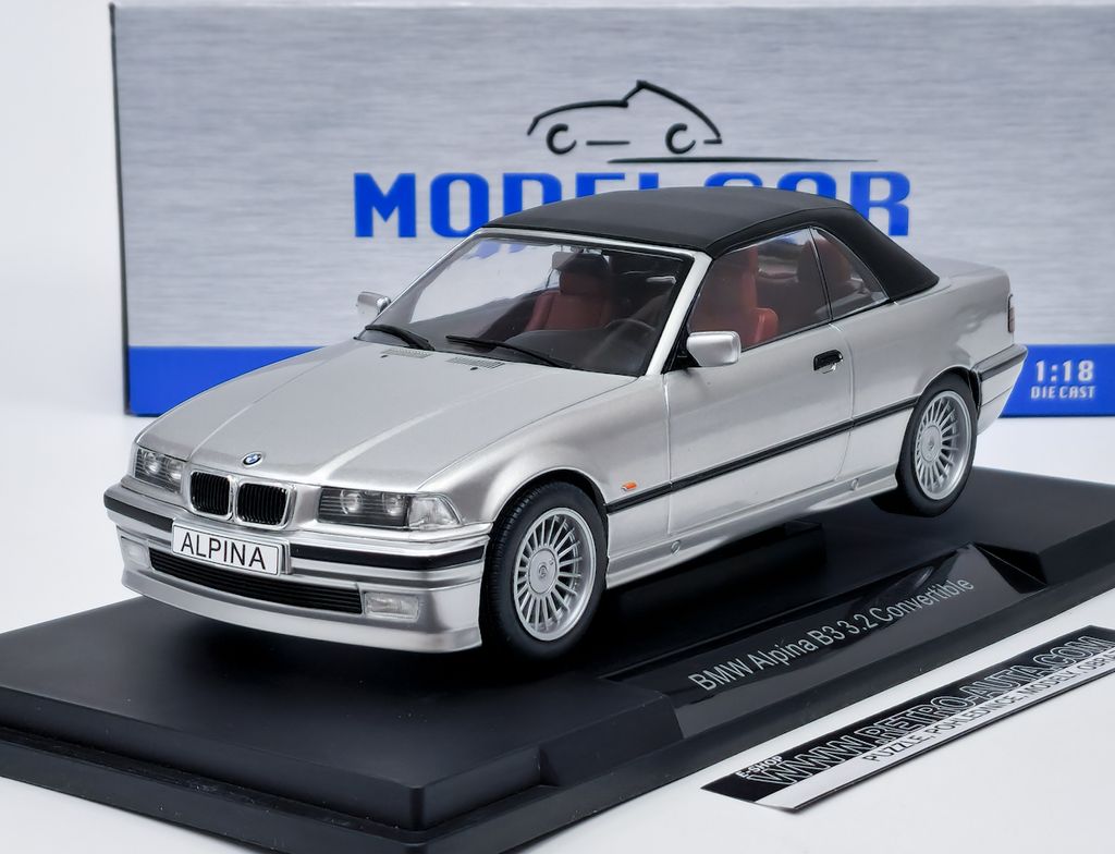 MCG 18322 BMW Alpina B3 3.2 Cabrio E36 1996 silber 1:18 Produktbild 10