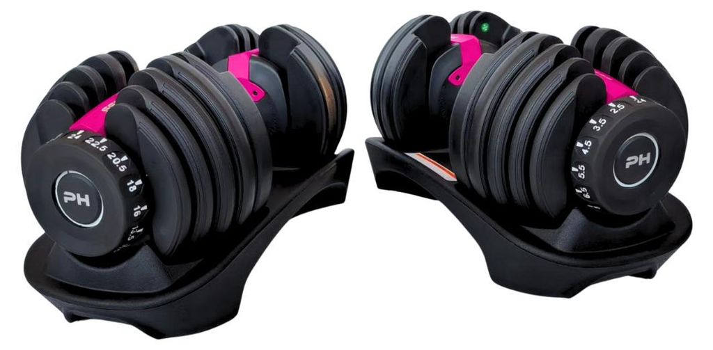 PH Fitness Adjustovatelná činka s otočným systémem, Obrázek produktu 