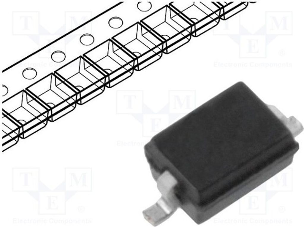 20x Diode: Schaltdiode Schottky 15mA SMD SOD323 1ns 60V 400mW SD101AWS-TP Schottky