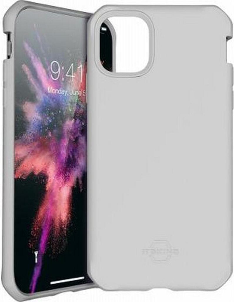 Itskins, Hülle für Apple iPhone 11 Pro Max Rigid Spectrum Solid, Grau