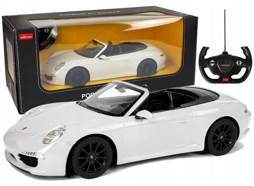 Porsche 911 Carrera S ferngesteuertes RC-Auto Rastar Weiß 1:12