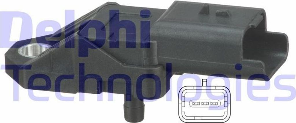 DELPHI PS10173 Saugrohrdrucksensor OE 1920GH kompatibel mit Aygo, Expert, Bipper, 807, 607, 406, 206, 1007, Zeta, Phedra, Fusion, Fiesta, Ulysse, S...