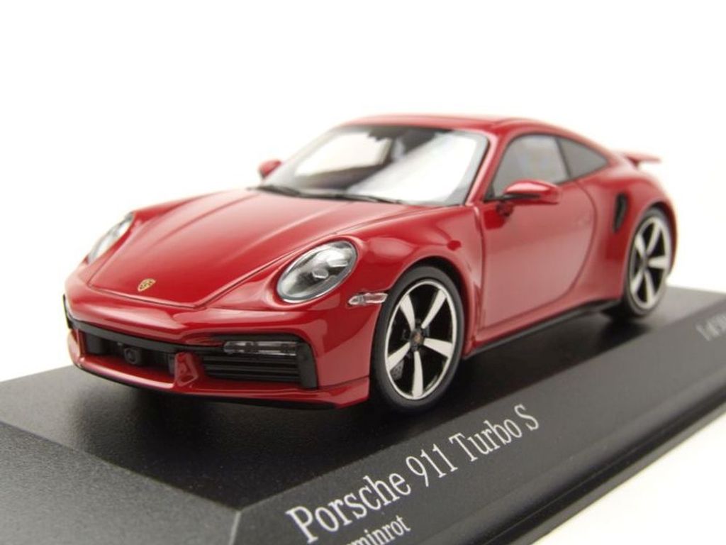 Minichamps 1:43 PORSCHE 911 (992) TURBO S - 2020 - RED 410069475