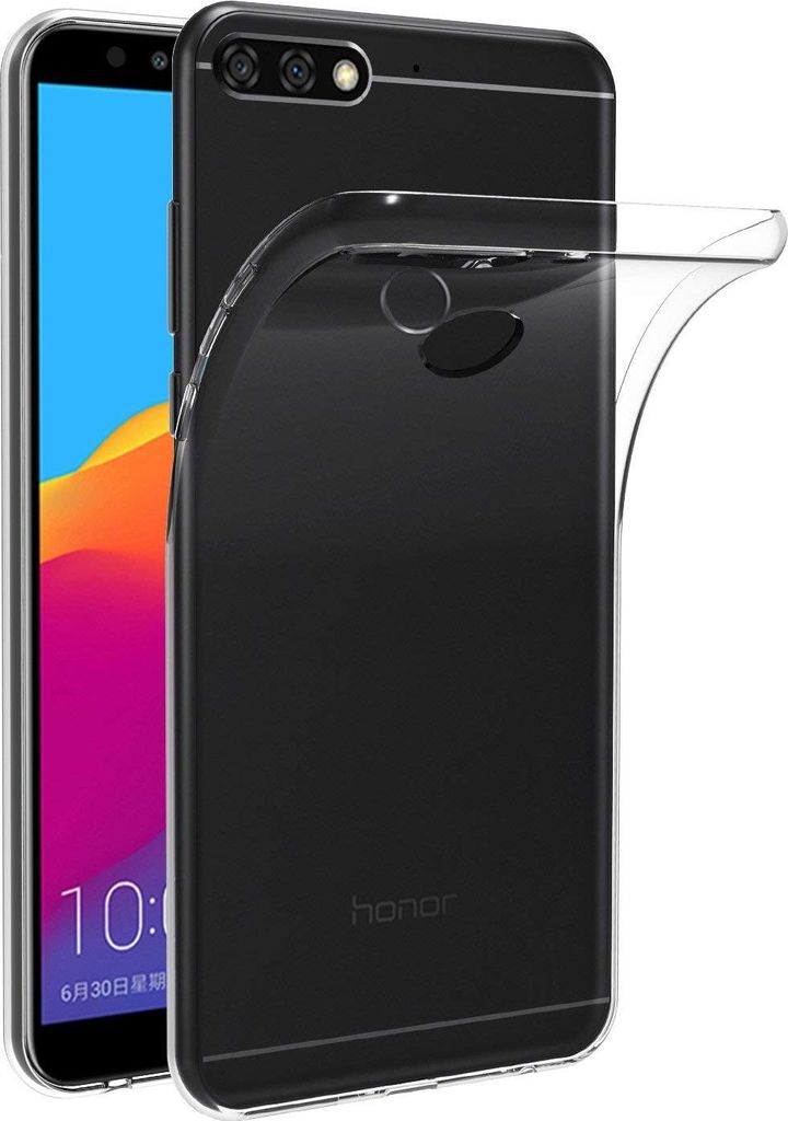 Hülle für HUAWEI Y7 PRO 2018 - Transparent Handyhülle Kratzfest Schutzhülle Ultra Dünn Phonillico