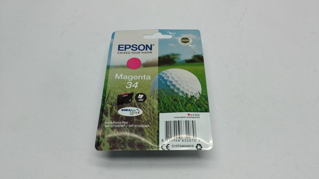 Epson Golf ball 34 Golfball DURABrite Ultra Single Magenta Produktbild 