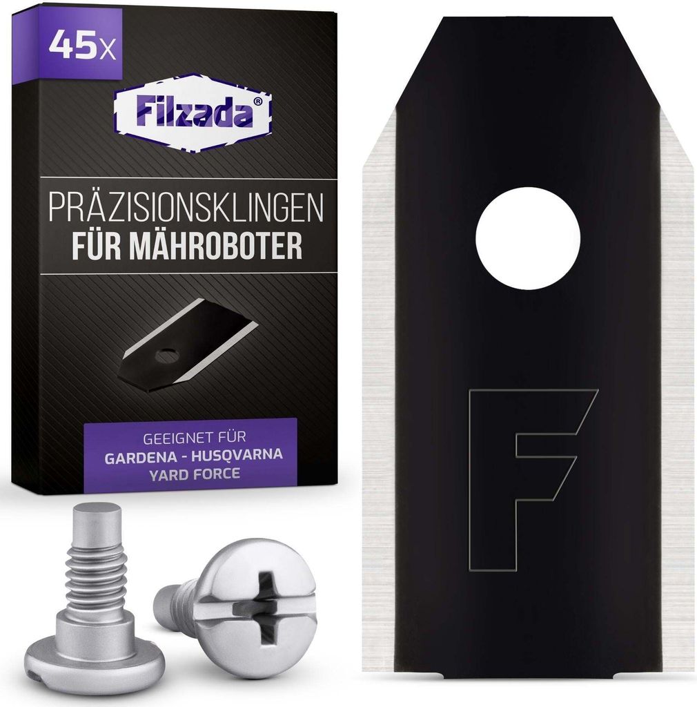 45x Carbon Messer Klingen Black geeignet für Husqvarna Produktbild 