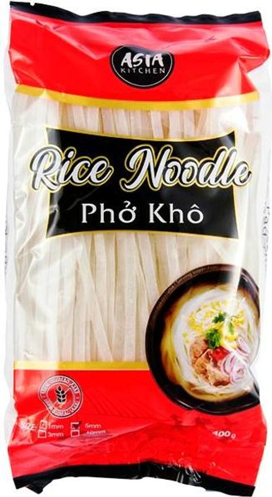 Asia Kitchen | Reisnudeln - 5 Mm - 400 G - Vietnamesische Nudeln - Reismehl