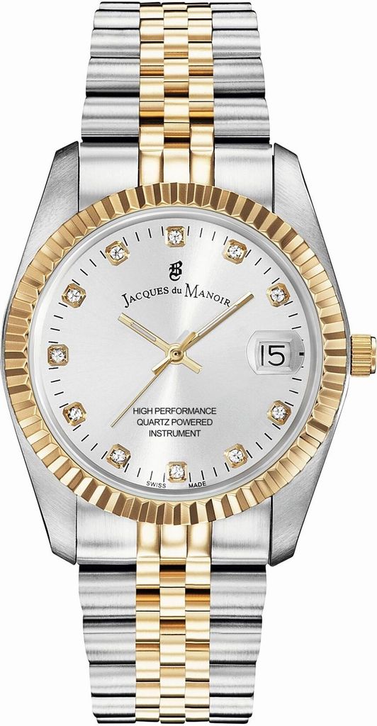 Jacques du Manoir Zegarek z datownikiem Inspiration Gold - Zdjęcie produktu 