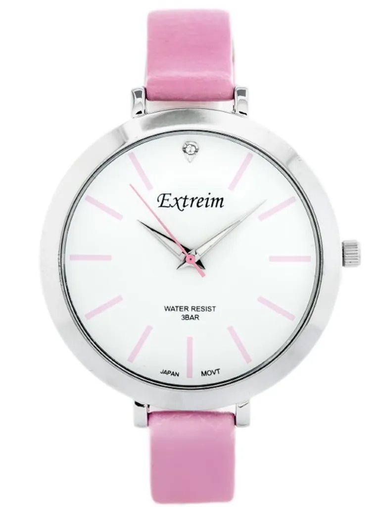 Montre Extrazim ext-114A-5A ZX654E pour Femme - Élégance en Acier Argenté