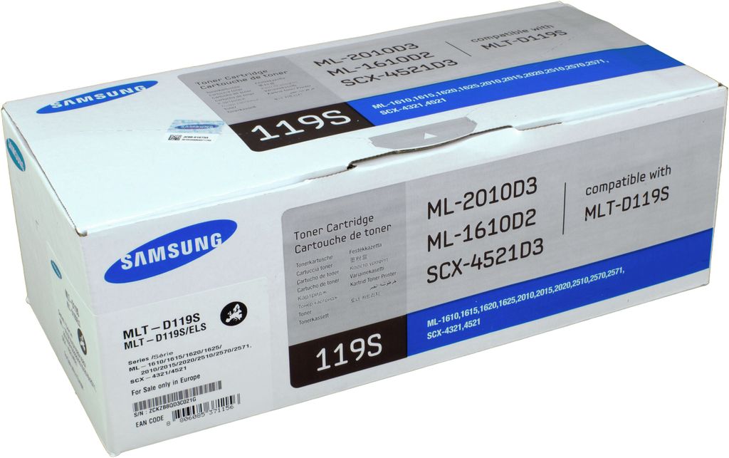 SU863A SAMSUNG ML-cartridge, zwart, 3000 pagina's Productafbeelding 