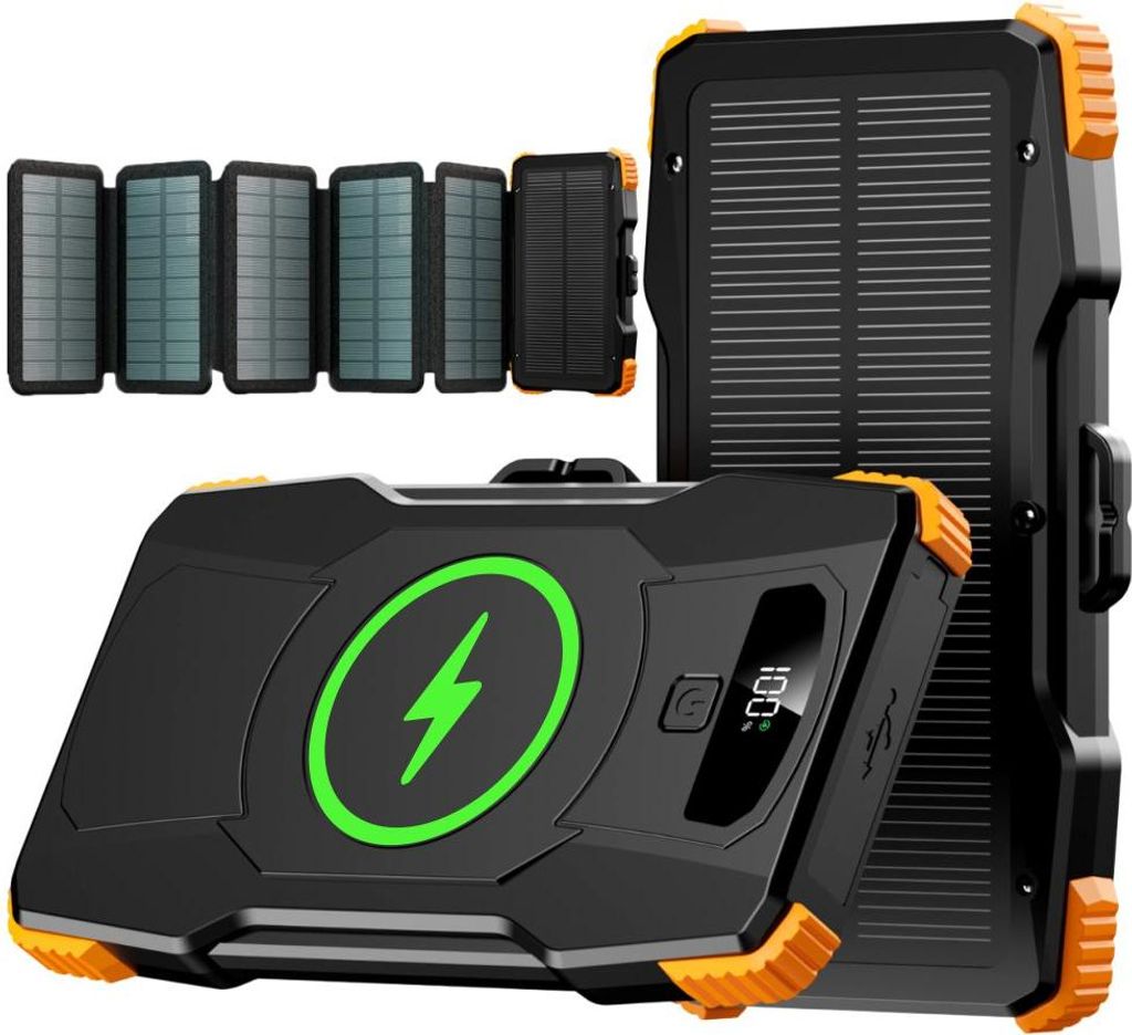 Batterie solaire externe avec 6 panneaux Linomag®, Image du produit 