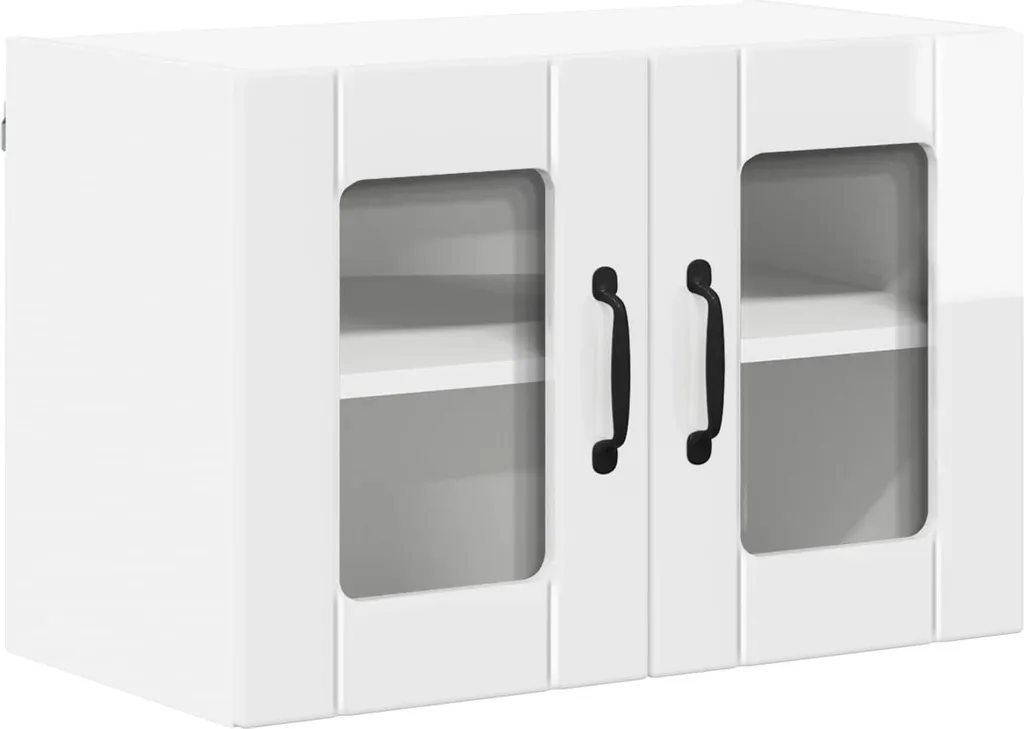 Pensile Cucina Bianco Lucido 60x31x40 cm | Mobiletto vidaXL Robusto