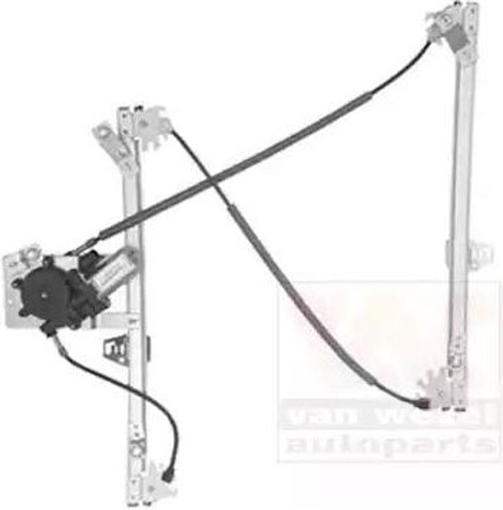 VAN WEZEL 0963264 Elektrischer Fensterheber Hinten Rechts für CITROËN C5 III Kombi (RW) C5 III (RD)