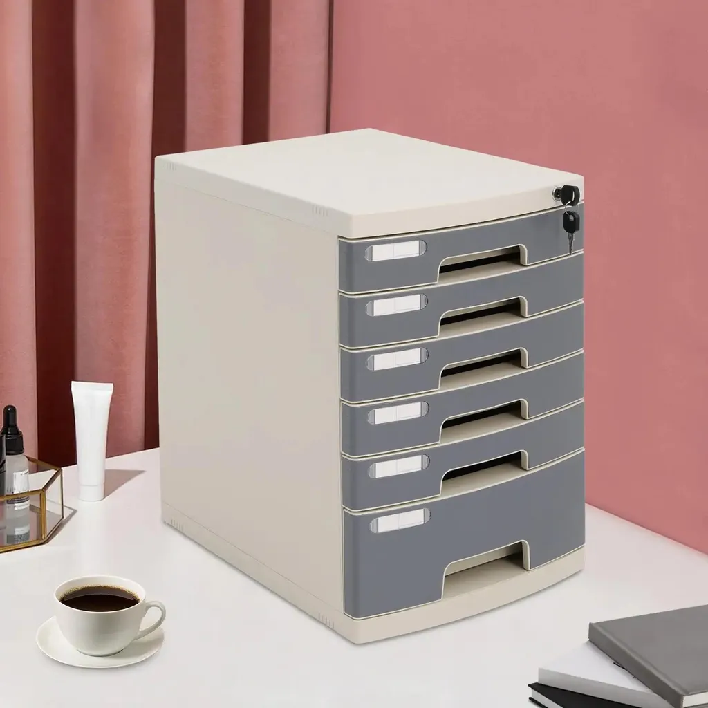 Rangement de bureau pour documents confidentiels - Module à tiroirs - 7