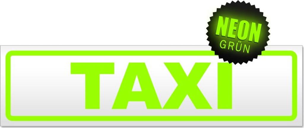 Taxi Magnetschild Schild magnetisch