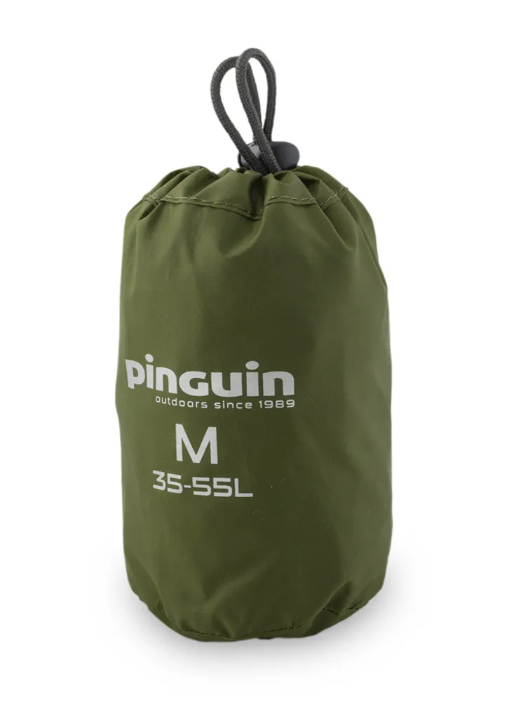 Housse de sac à dos Pinguin Raincover M Kaki pour randonnée