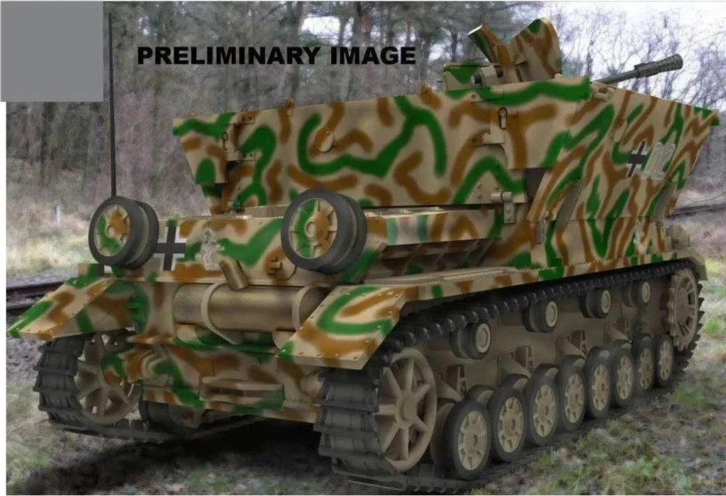 Revell Flakpanzer IV Möbelwagen 1:72 Maquette Militaire Détail 3.7cm
