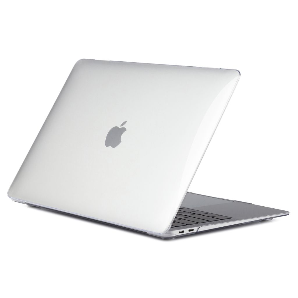 Schutzhülle für Apple MacBook Air 13.6" (2025-2022) M3 M2 2-Teilig Hartcase Schutz Etui Tasche Hülle Modell A3240 A3113 A2681 - Transparent
