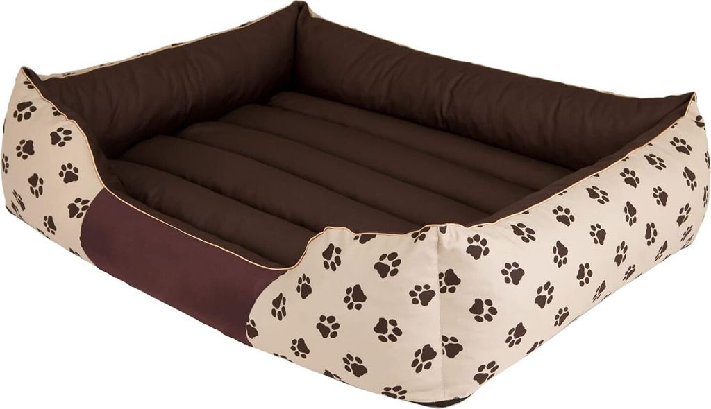 Hundebett "Prestige" – waschbar, wasserdicht, mit Reißverschluss – 85x65 cm | Hundesofa Hundekissen Hundecouch Tierbett | PillowPrim