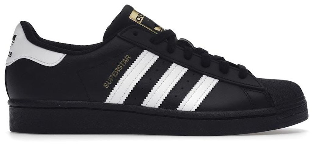 adidas Superstar Core Black Cloud White Gold - EU 40 2/3 Produktbild 