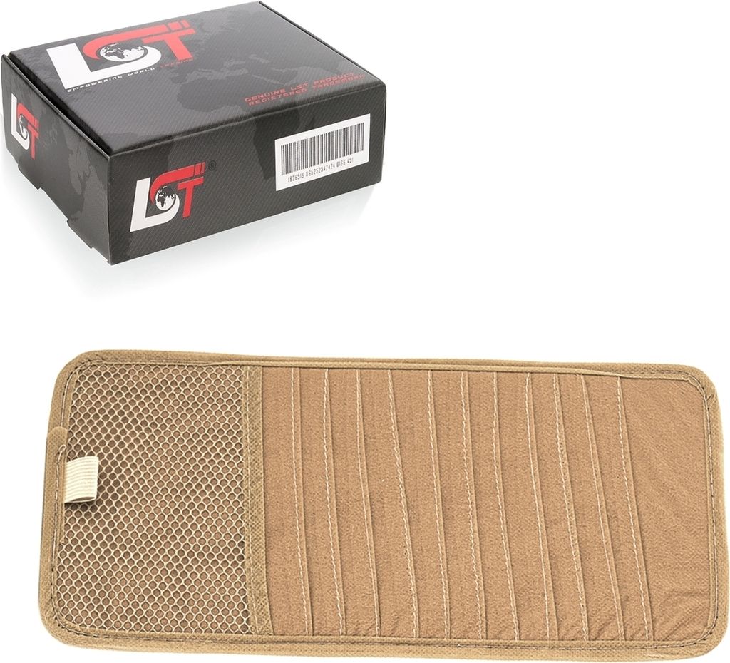 Sonnenblende CD-Hülle Tasche 12er beige für BMW für MINI