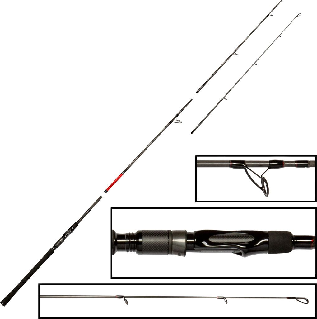 Zeck Predator 2,40m 80g Troy Spinnrute - Reiserute