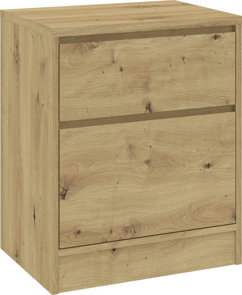 Comodino SHERMAN Rovere Artisan - Mobili Notte Design e Funzione