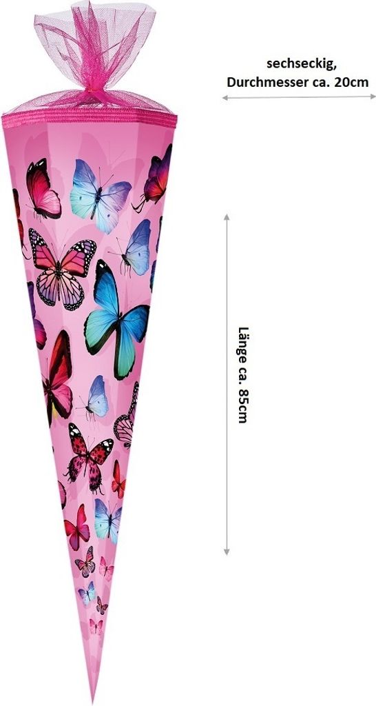 Mädchen Schulranzen 1. Klasse BUTTERFLY SCHMETTERLINGE Produktbild 8