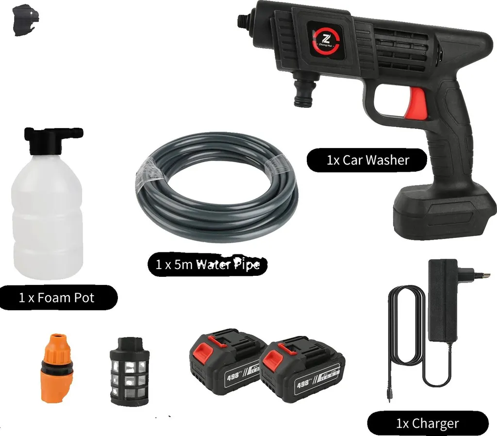 Nettoyeur haute pression sans fil : fini les câbles avec 2 batteries 20Ah
