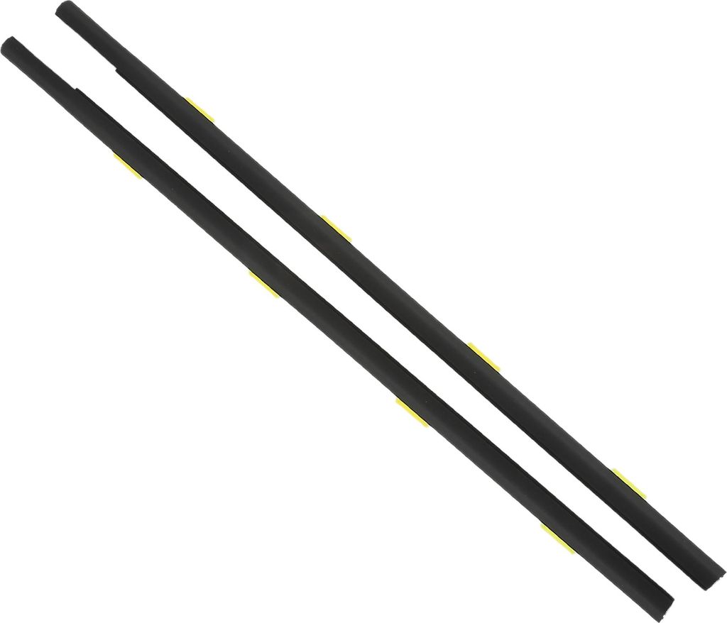 Fensterdichtung, Fensterleisten-Dichtungsband, für Honda CR-V 2002-2006, PVC, vorne links & rechts, Nr. 72450S9A003/72410S9A003, Schwarz, 2 Stück
