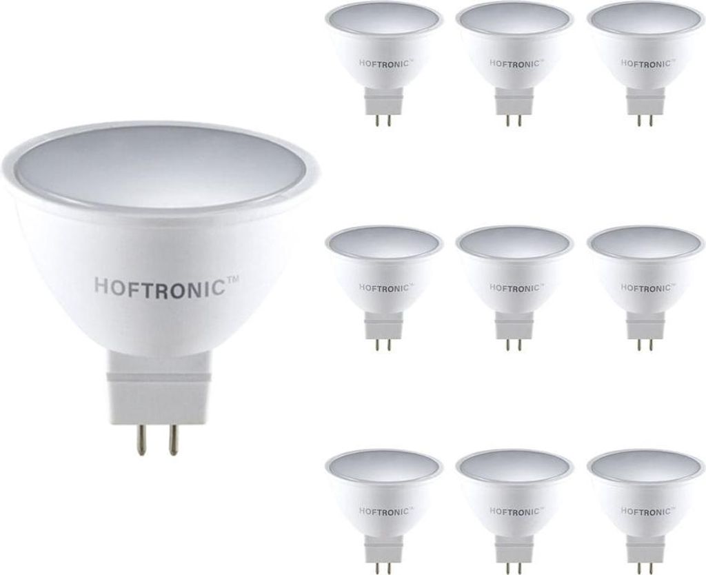 hoftronic GU5.3 LED MR16 Spot 4,3W 6500K 12V Ersetzt 50 Watt Weiß