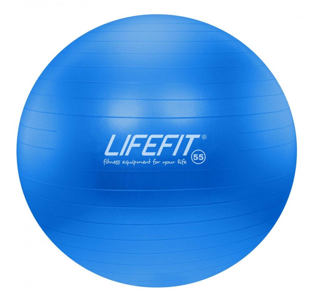 Gymnastická lopta LIFEFIT® ANTI-BURST 55 cm, modrá Obrázok produktu 