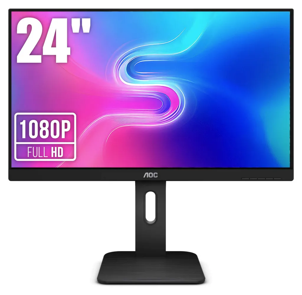 Écran PC Full HD AOC 24P1 Moniteur LED 24" avec pied réglable - 26