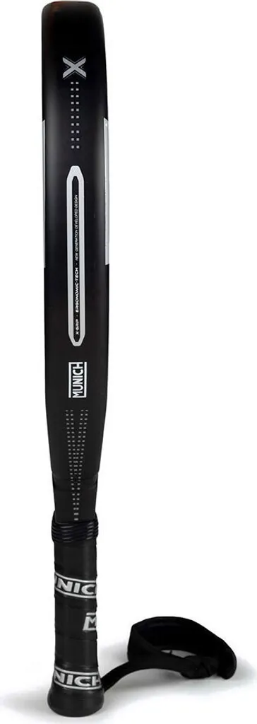 Raquette de padel Munich 64 Noir - Modèle Performance One Size Pro