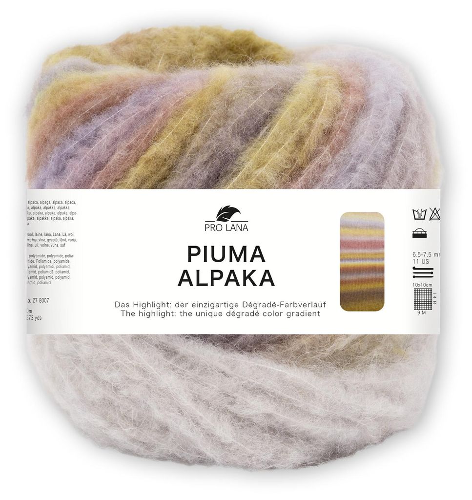 Pro Lana PIUMA ALPAKA Flauschiges Alpaka-Garn mit Produktbild 