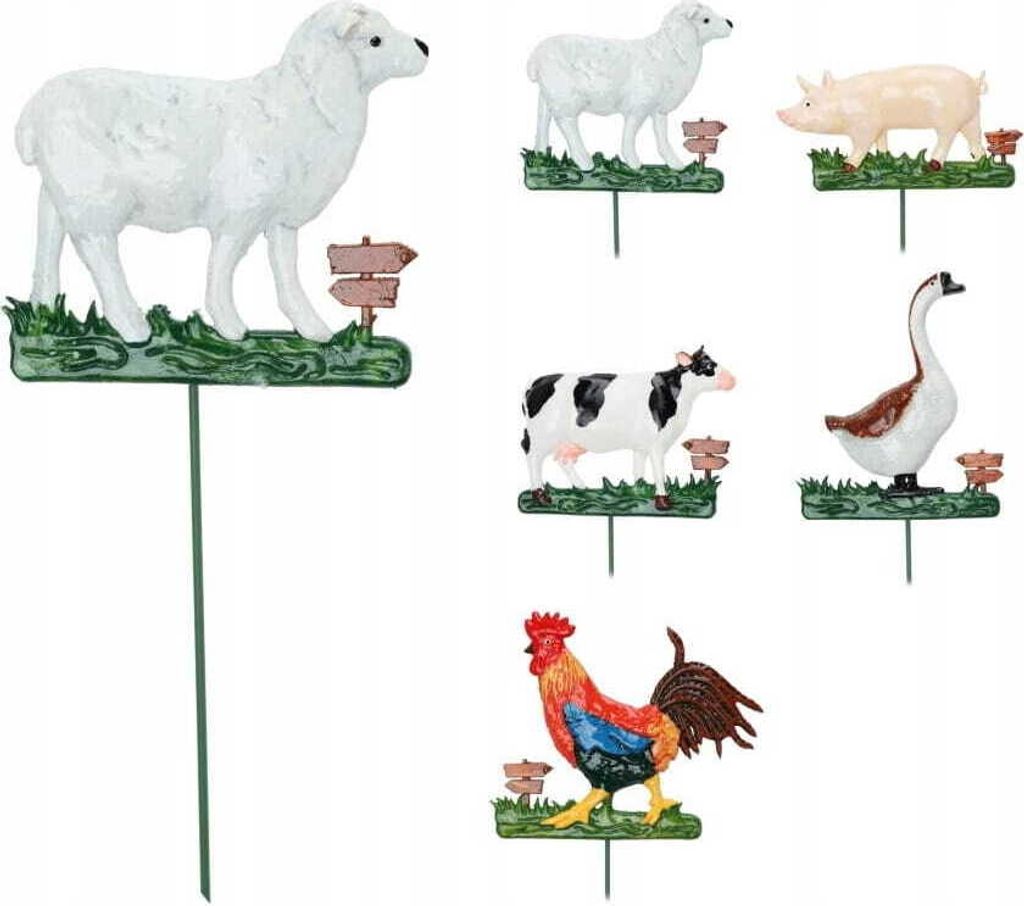 Garten Dekostecker Tiere Ornament auf einem Stab 42 cm