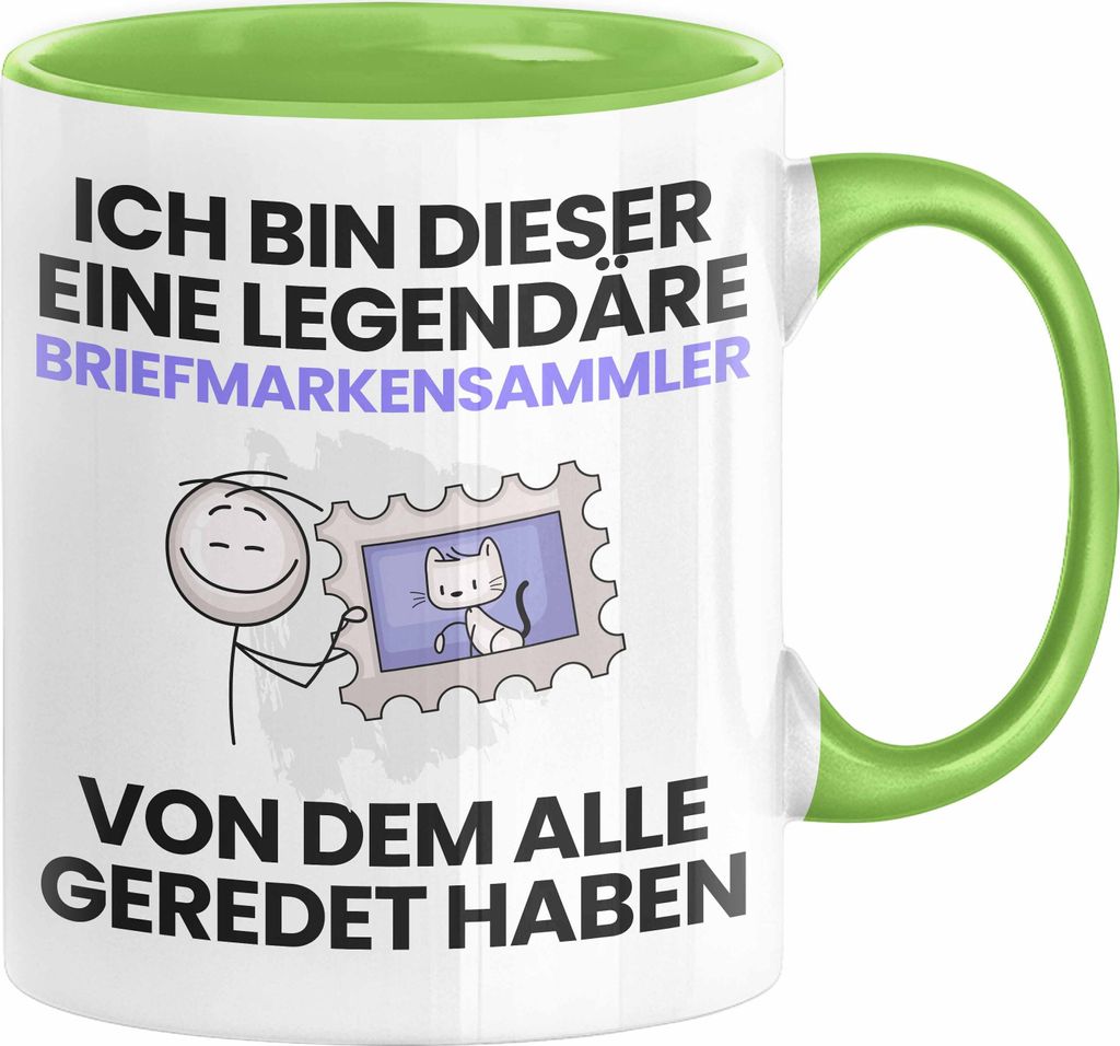 Briefmarkensammler Geschenk Tasse Lustige Geschenkidee Geburtstag für Briefmarkensammler Ich Bin Dieser Legendäre Briefmarkensammler Von Dem Alle...