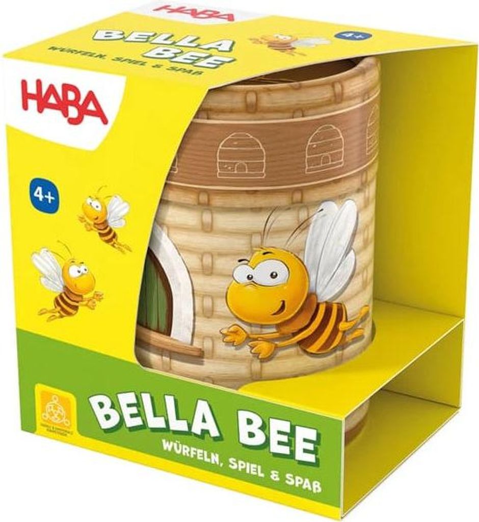 Haba Würfelspiel Bella Bee - Lernspiel für Kinder ab 4 Jahren