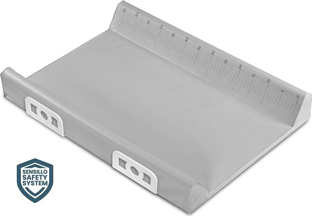 Matelas à langer Sensillo Safety System gris anti-glisse et antichute