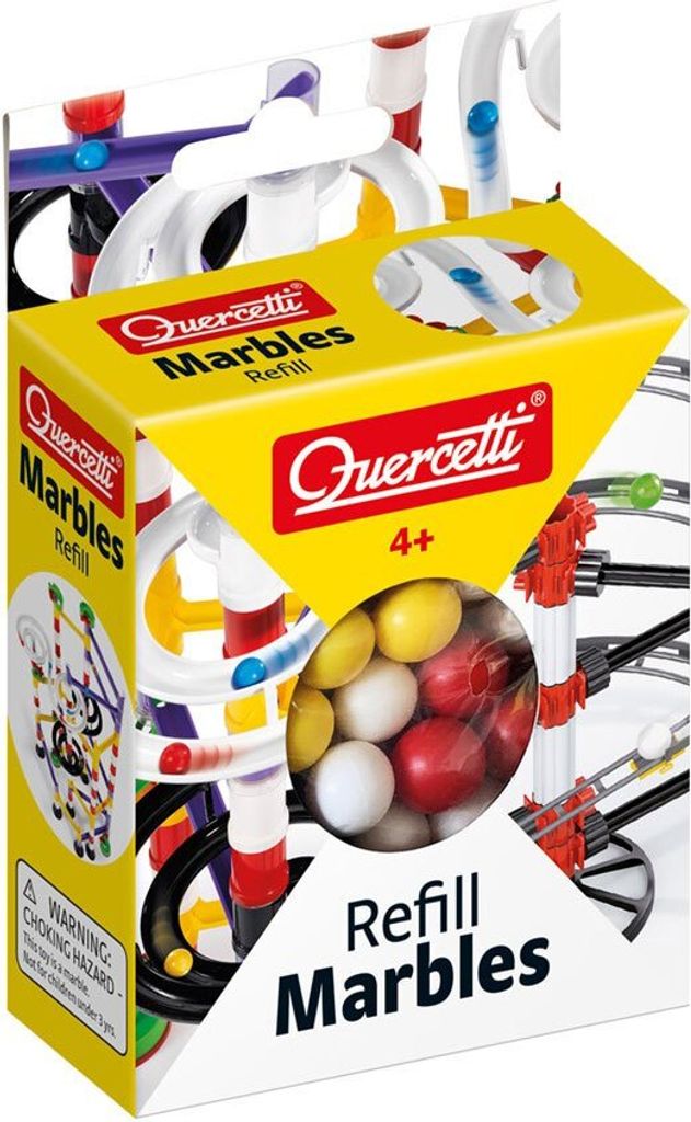 Quercetti Kulki Zapasowe Do Marble Run 14 Mm 100 Sztuk Zdjęcie produktu 