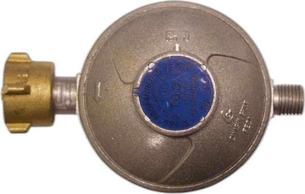 Druckregler 30 mbar für Camping, einstellbar von 30 bis 8 mbar, für Gasflaschen