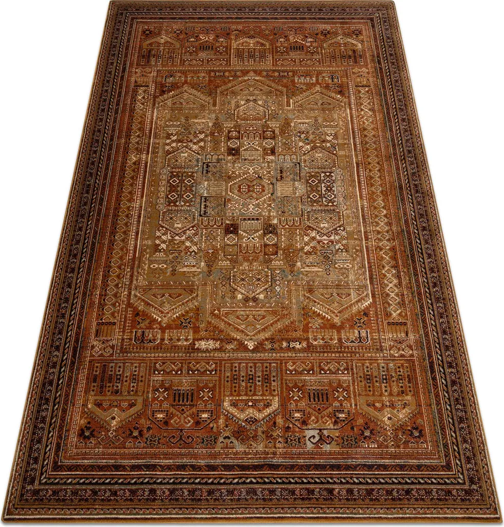 Tapis en laine 170x235 cm OMEGA SIRAN pour un salon chaleureux et chic