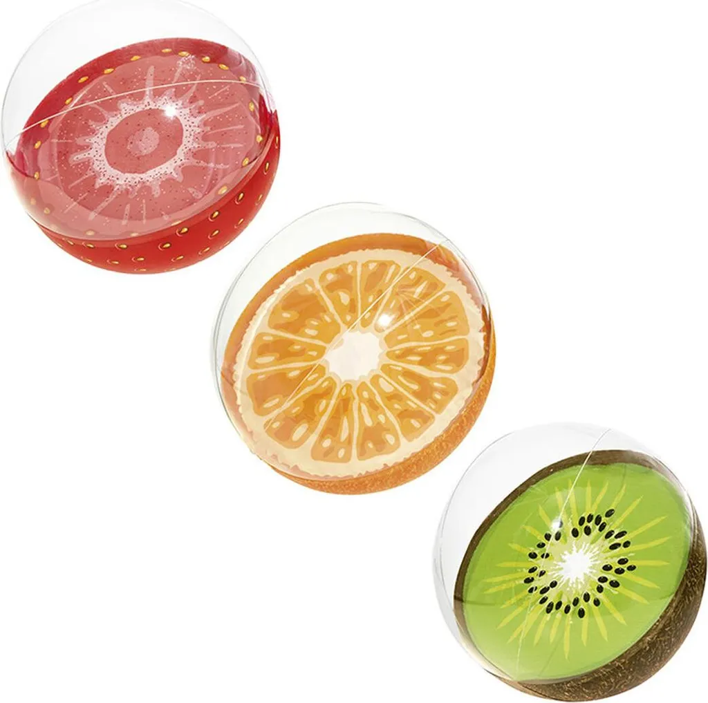 Balle de Jeux Aquatiques Bestway Multicouleur Fruits en Vinyle Robuste